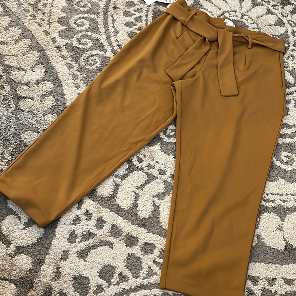 Leith pants, camel, size XL NWT!